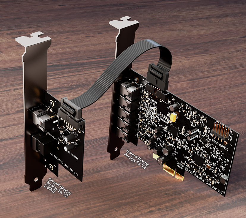 Creative Sound Blaster Audigy Fx V2 Upgradable Hi-res PCI-e Sound